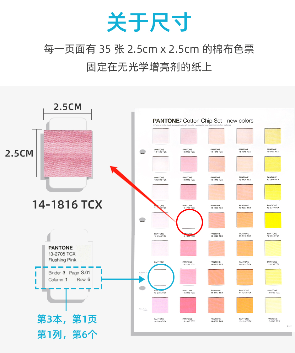 PANTONE潘通棉布版TCX补充色